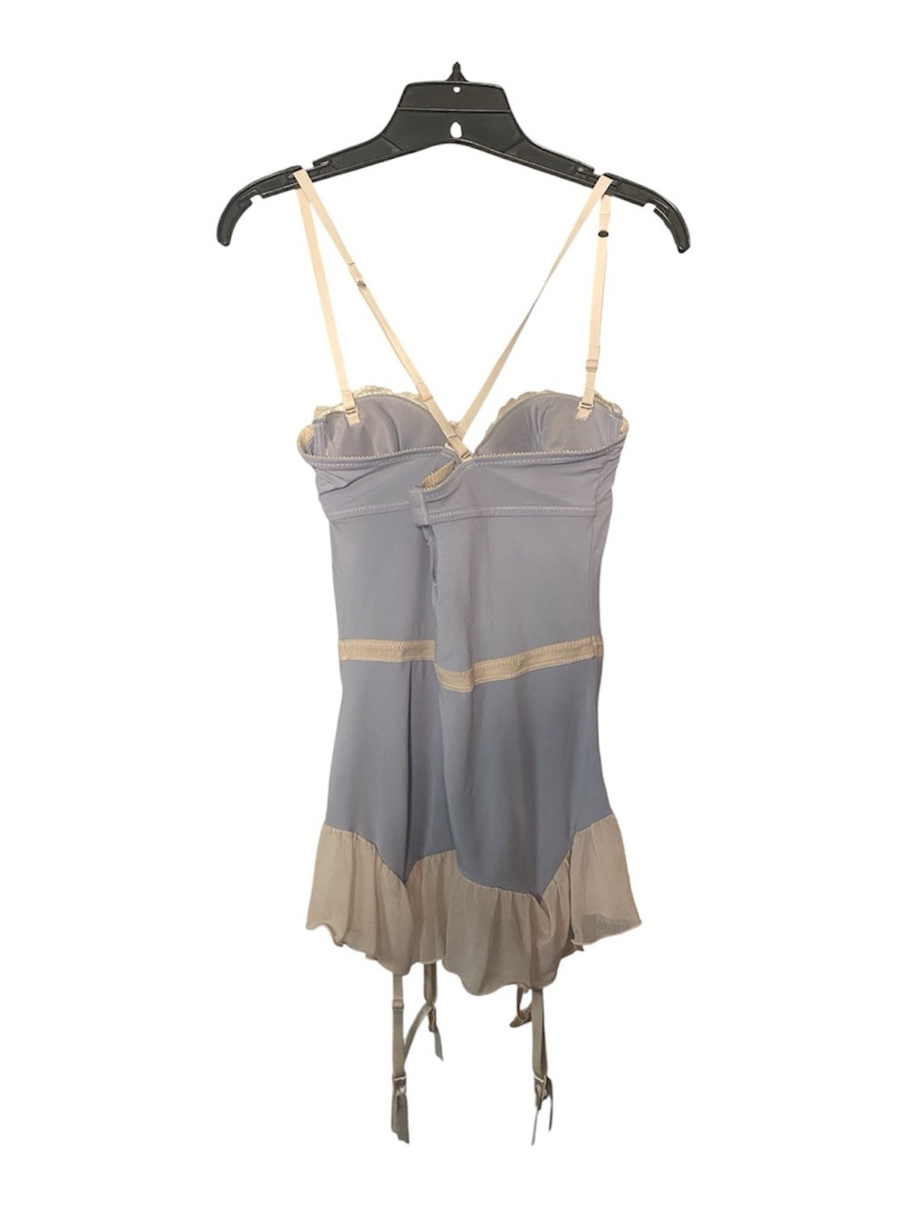 sophie b. Lace & Sheer Chemise in Beige - Picture 2 of 3